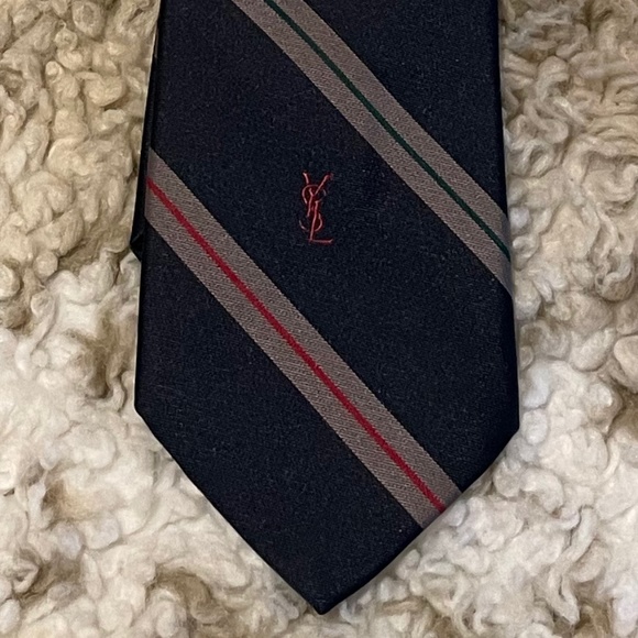 Ysl Necktie Rabbit Yves Saint Laurent | Accessories | Vintage Ysl Tie | Poshmark
